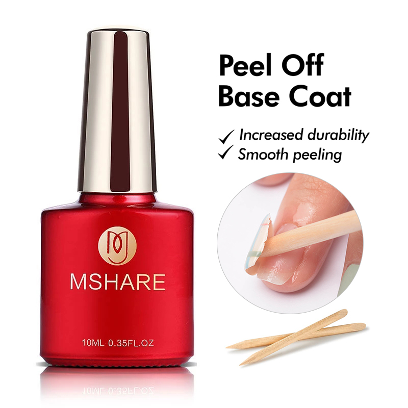 Peel Off Base Coat - MSHARE ピールオフベースコート UVジェル 10ml