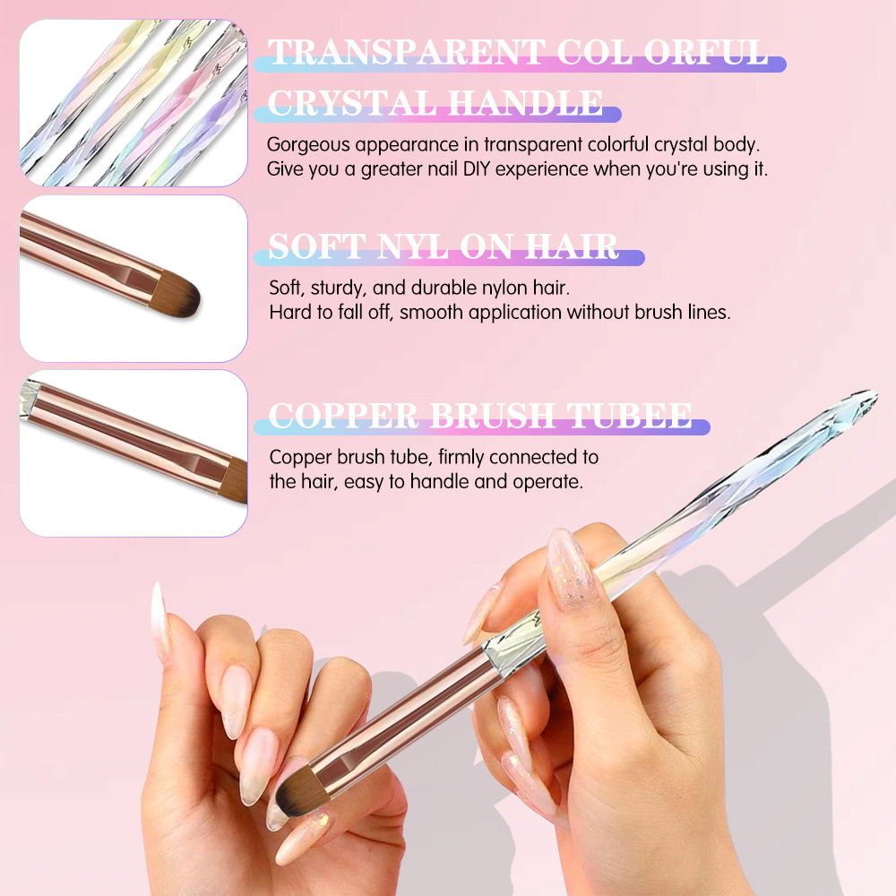 ネイルアートデザイン用ネイルブラシ、ネイルチップディスプレイ - Nail Art Quotes のレビューと価格