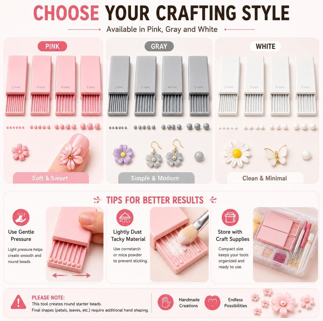 4個入り 3Dプリントクレイジェルボールメーカーツール、3D - Nail Art Nail Art のレビューと価格