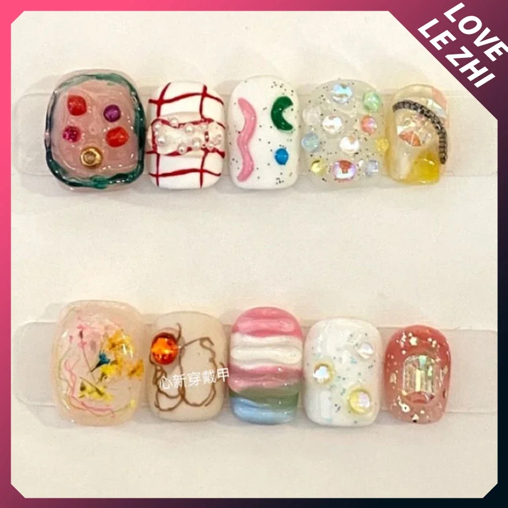 10 個 DIY 創造性面白いマッシュアップカラーショートラ - Nail Art Quotes のレビューと価格