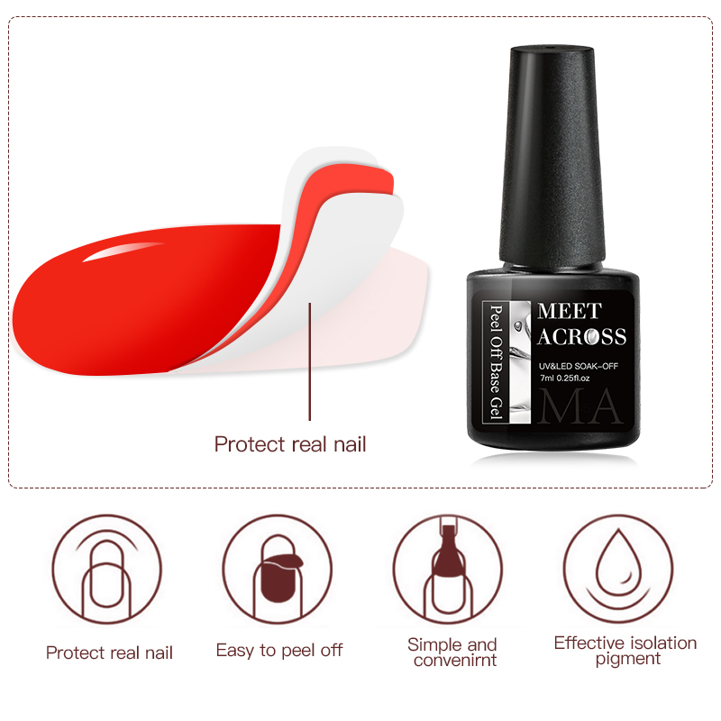 ミートアクロス 7 ミリリットルピールオフジェルベースジェル - Peel Off Base Coat のレビューと価格