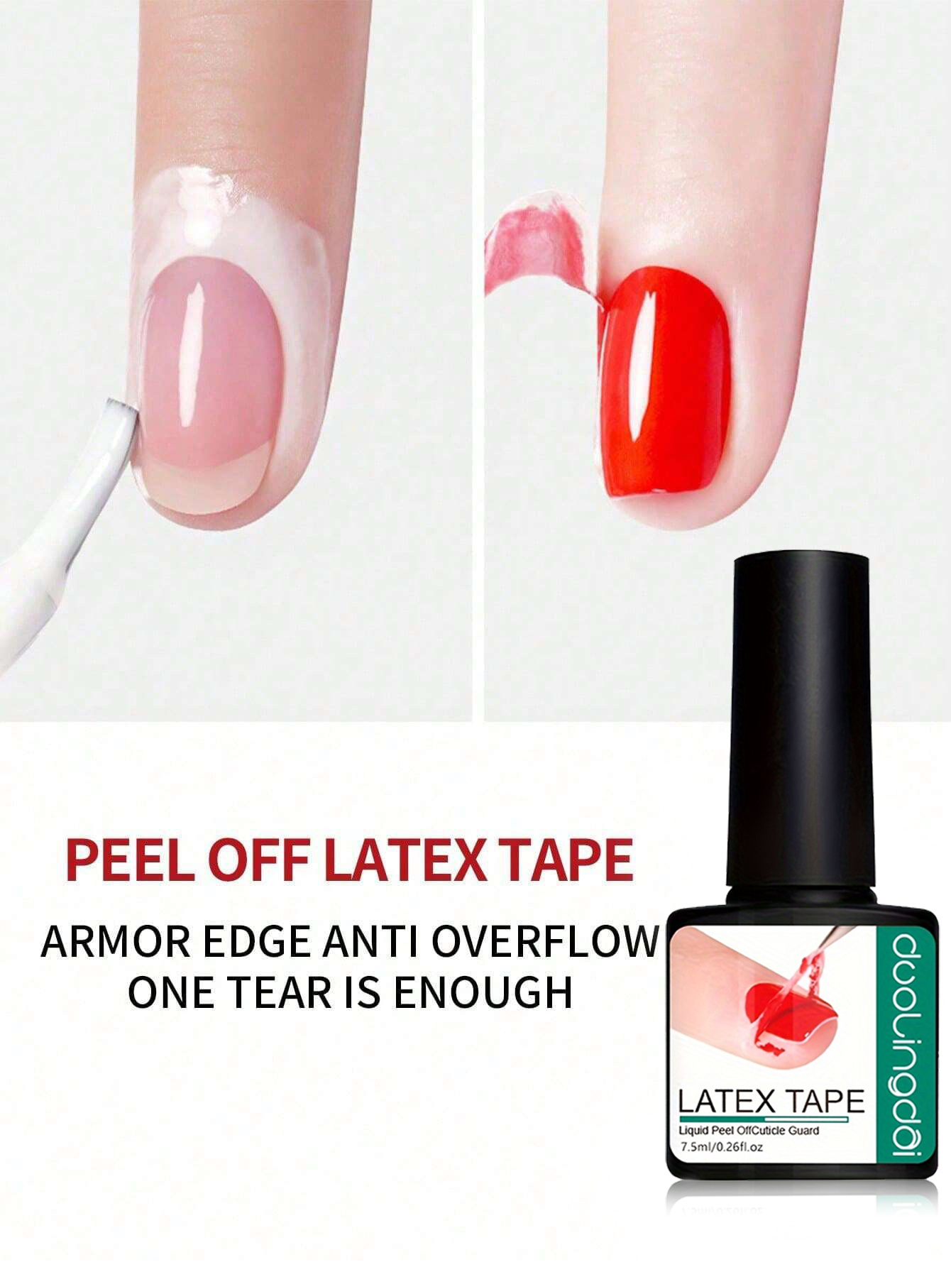 7.5mlピールオフネイルバリアリキッド - ジェル＆ネイル - Peel Off Base Coat のレビューと価格
