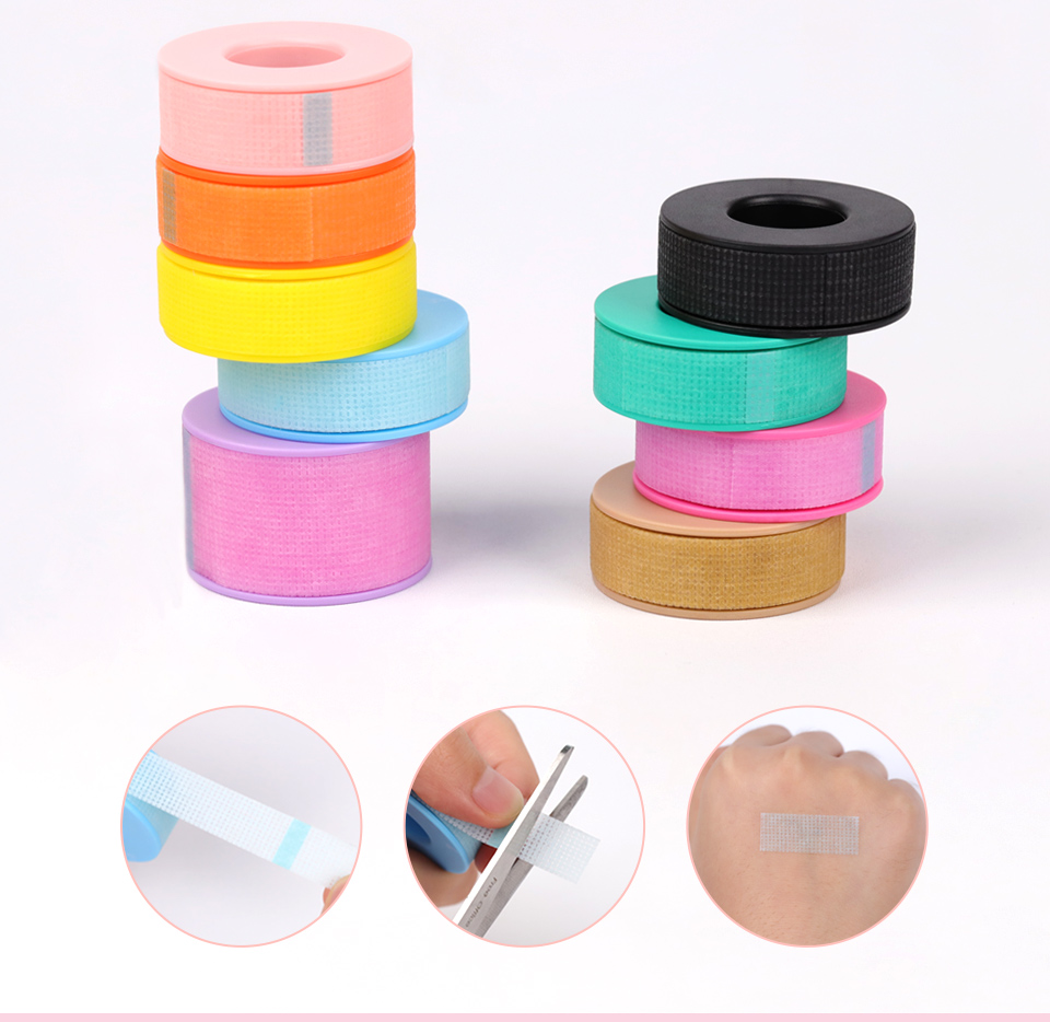 シリコンジェルテープ,不織布,敏感肌の色,通気性,目の下,ま - Nail Art Extension のレビューと価格