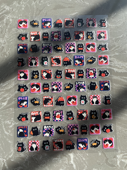 ミニPVCかわいい柄ポスターグッズステッカーネイルアートDI - Nail Art Nail Art のレビューと価格