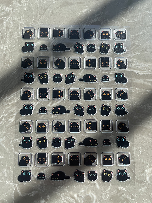ミニPVCかわいい柄ポスターグッズステッカーネイルアートDI - Nail Art Nail Art のレビューと価格