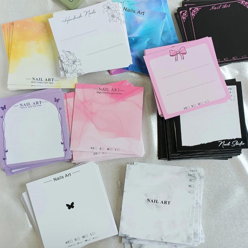 ● 20枚入りプレスオンネイル用蝶型段ボールフォトプロップ、 - Nail Art Quotes のレビューと価格