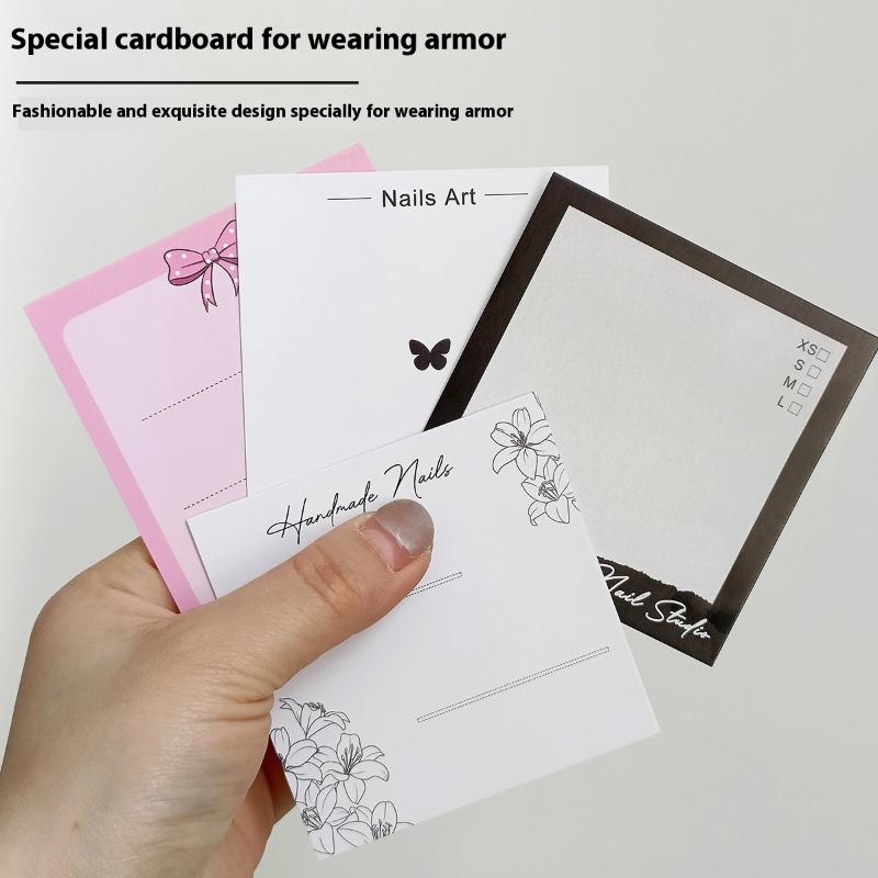 ● 20枚入りプレスオンネイル用蝶型段ボールフォトプロップ、 - Nail Art Quotes のレビューと価格