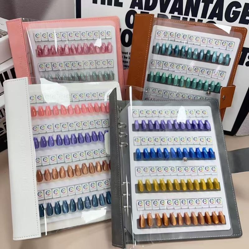 48/96/144/192色 マグネット式ネイルチップ見本帳 - Nail Art Quotes のレビューと価格