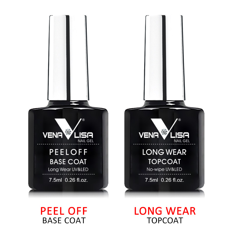 VENALISA新発売 長持ちテンパードノーワイプトップコー - Peel Off Base Coat のレビューと価格