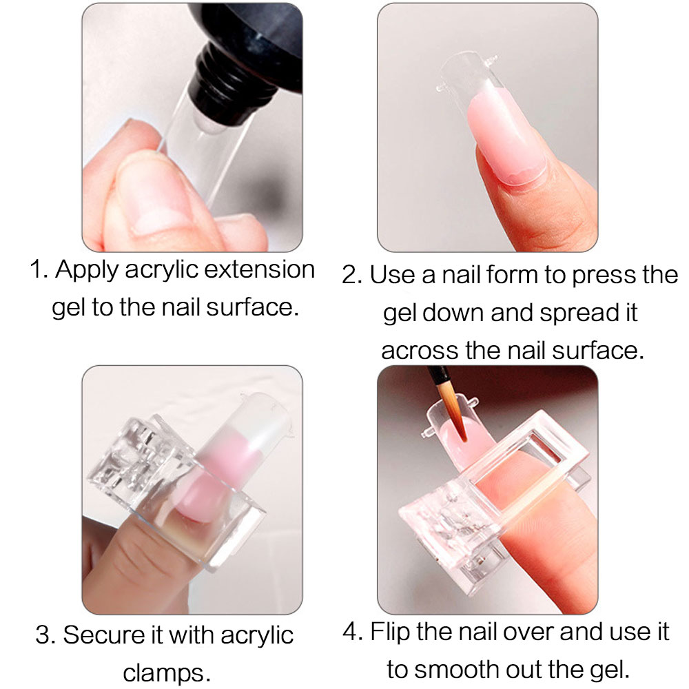 5個入りフレキシブルソフトポリジェルネイルチップ、デュアルフ - Nail Art Extension のレビューと価格