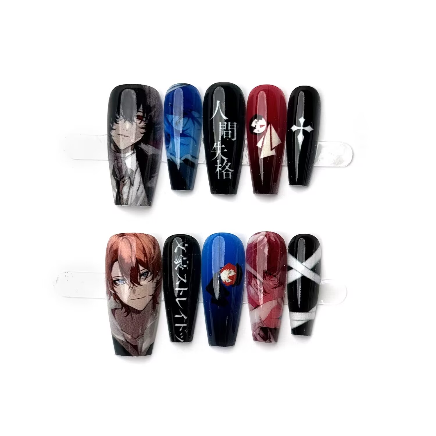 『文豪ストレイドッグス』ネイルアートウェアラブルネイル、新作 - Nail Art Nail Art のレビューと価格