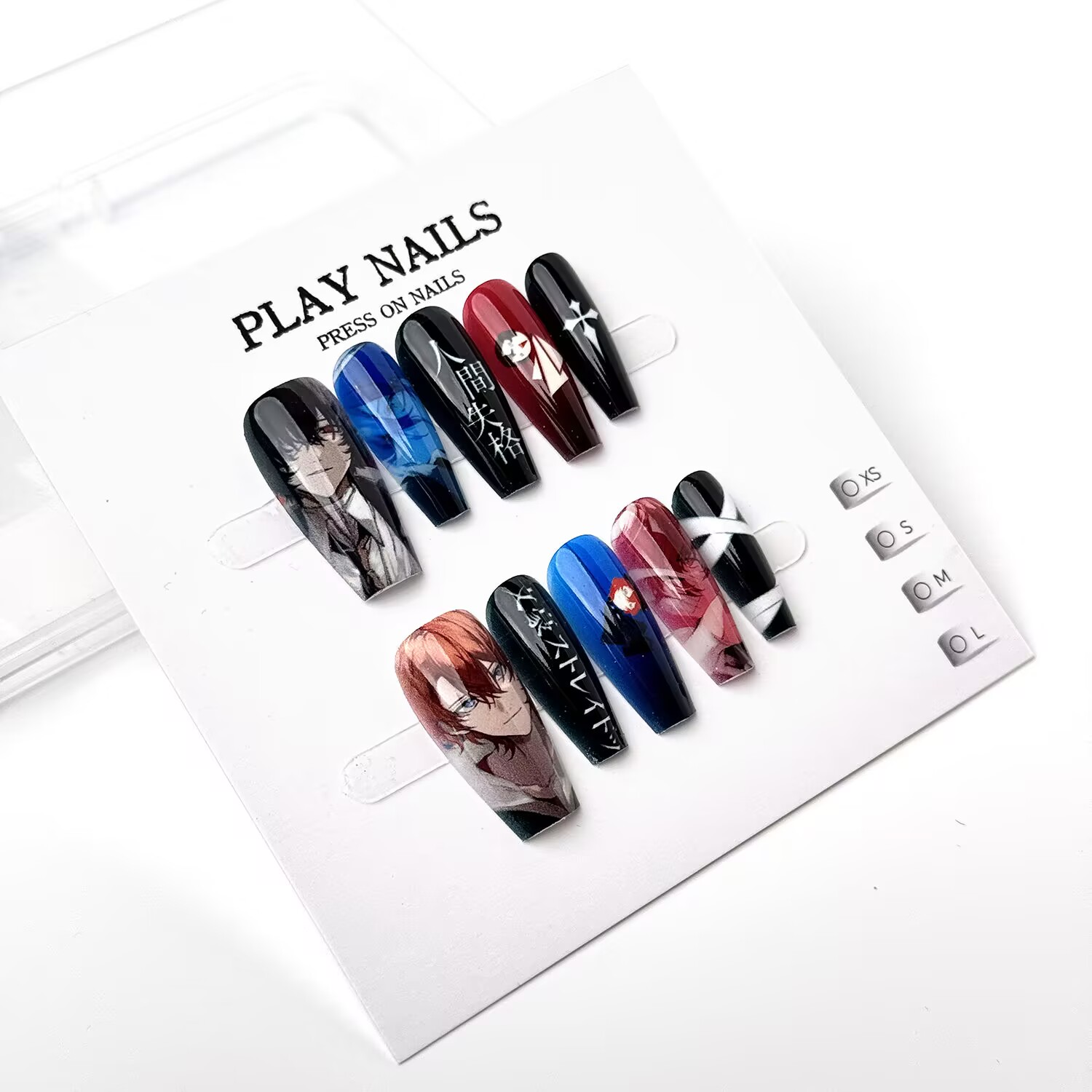 『文豪ストレイドッグス』ネイルアートウェアラブルネイル、新作 - Nail Art Nail Art のレビューと価格