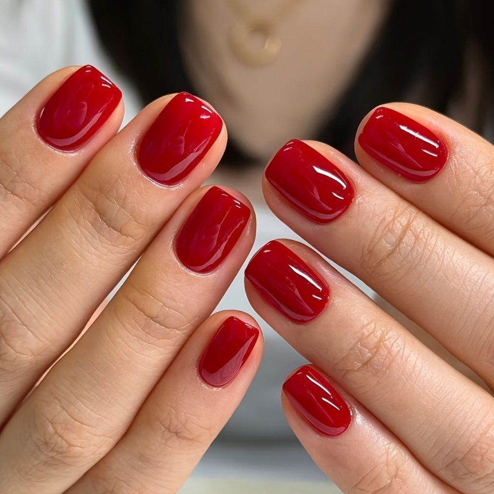 24枚入りミルキーホワイトプレスオンネイルショートスクエア半 - Nail Art Extension のレビューと価格